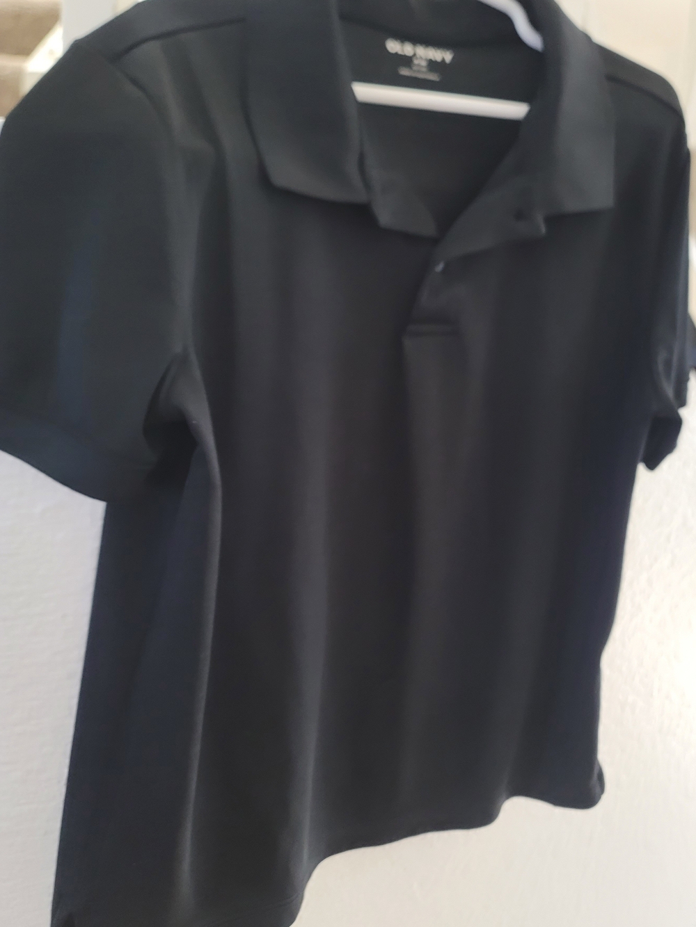 Old Navy Black Polo Shirt